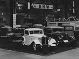 Pre-War motor show stand in Germany